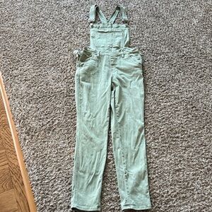 Olive Green Overalls
